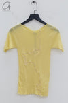 BASERANGE cotton T-shirt France BAS-TOGE-CG-SU24-ONE YELLOW TOGE-CG-000
